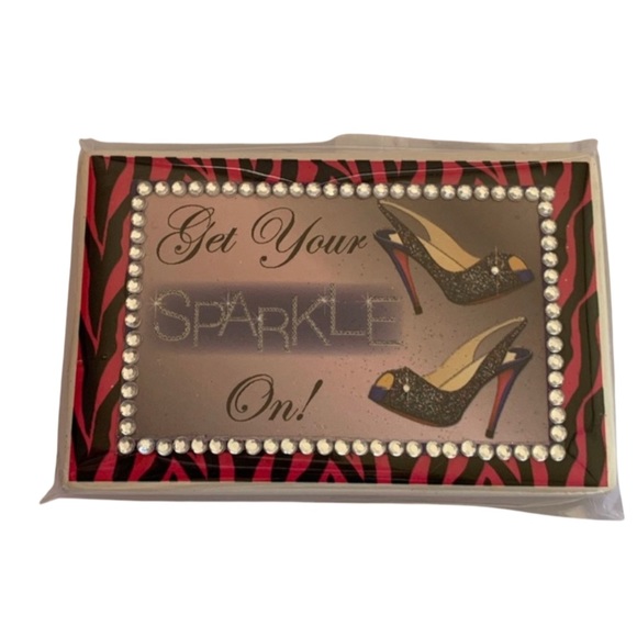 3 MAGNET SET BLING FAB HIGH HEEL SHOE, PURSE, RHINESTONE SPARKLE MAGNETS - Picture 8 of 12